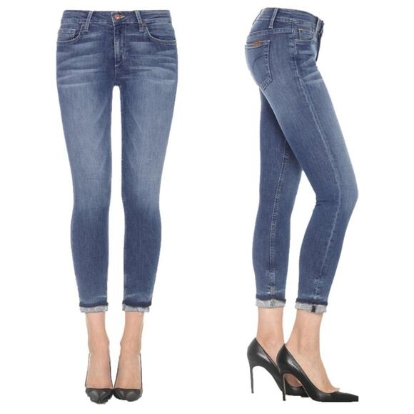 Joe’s Markie Crop Skinny Jeans women’s size 28 Blue Preppy Classicore Bodycon - Picture 1 of 14